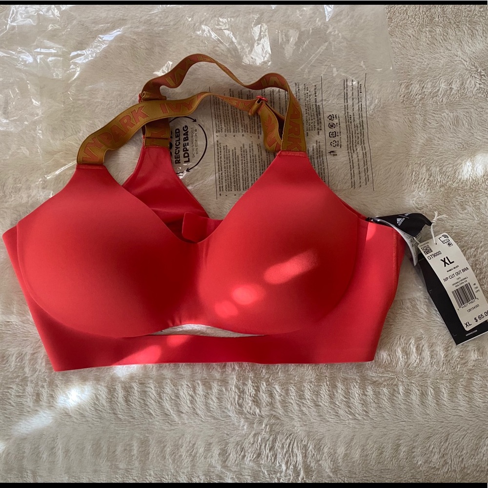 Ivy Park Drip 2 Coral Lake Cut Out Bra